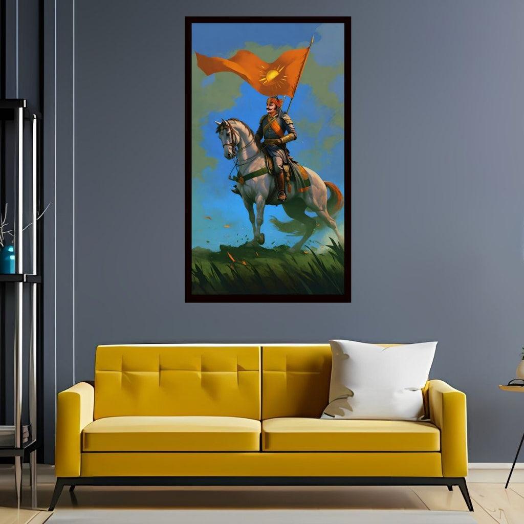 Dekozi Maharana Pratap Wall Art – Symbol of Courage, Pride & Royal Legacy