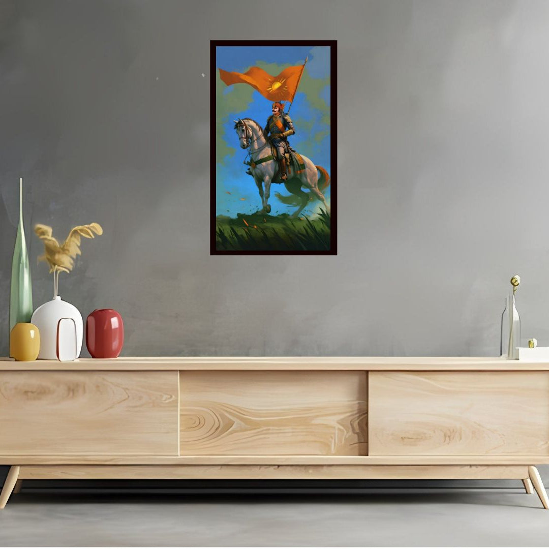 Dekozi Maharana Pratap Wall Art – Symbol of Courage, Pride & Royal Legacy