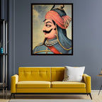 Dekozi Maharana Pratap Wall Art – Symbol of Courage, Pride & Royal Legacy