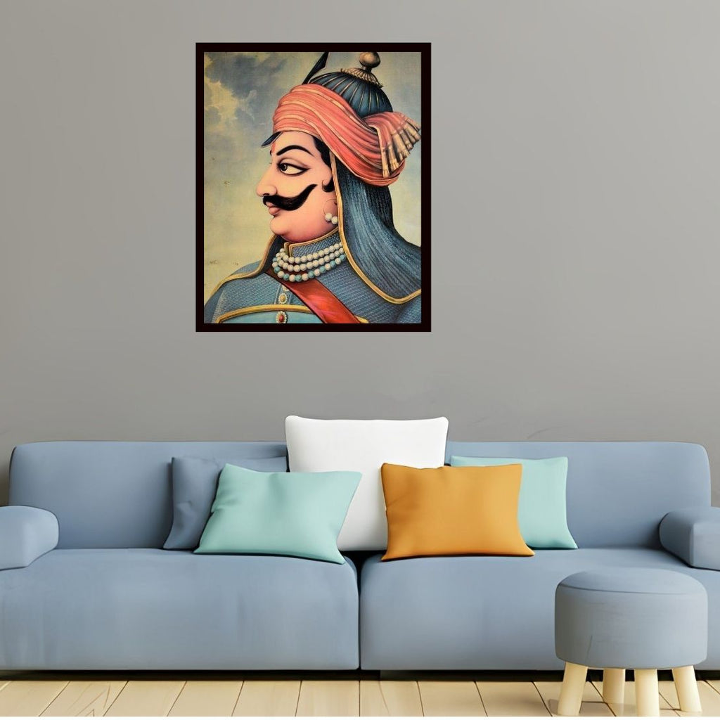 Dekozi Maharana Pratap Wall Art – Symbol of Courage, Pride & Royal Legacy