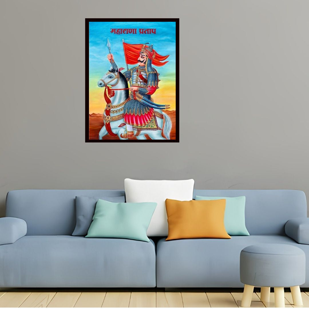 Dekozi Maharana Pratap Wall Art – Symbol of Courage, Pride & Royal Legacy