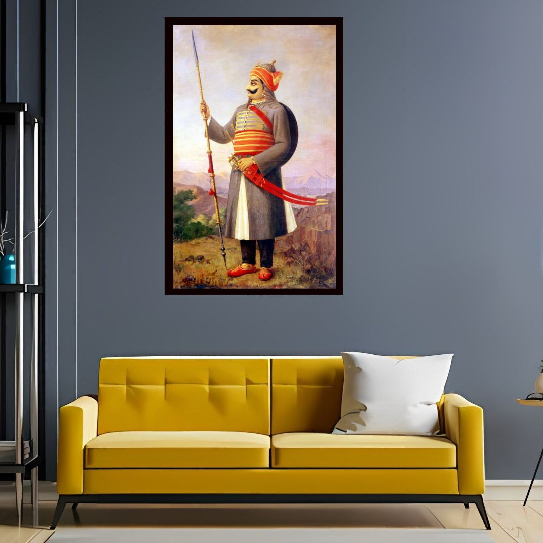 Dekozi Maharana Pratap Wall Art – Symbol of Courage, Pride & Royal Legacy